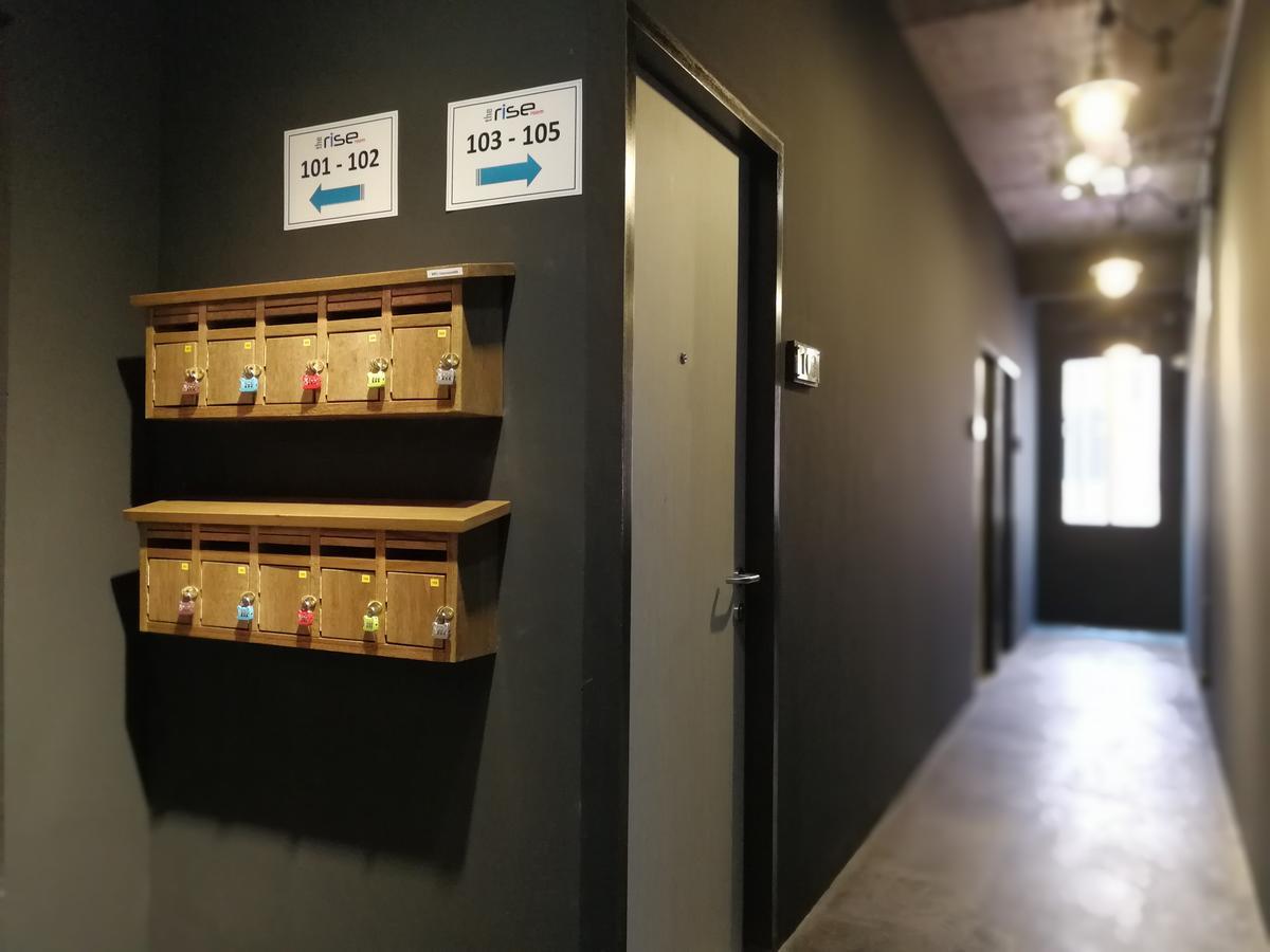 The Rise Room Kuala Terengganu Exterior foto Mailboxes in a typical apartment building